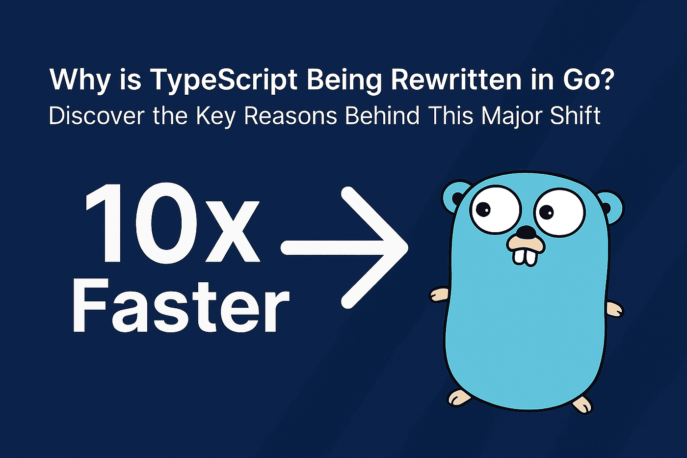 TypeScript’s Compiler is Being Rewritten in Go – Here’s Why That’s Huge